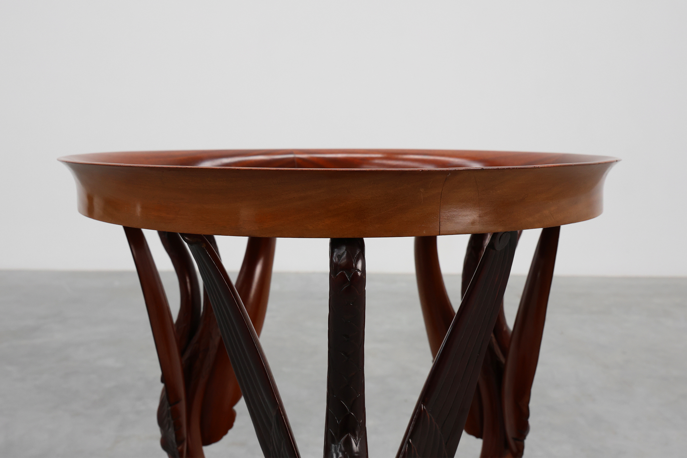 French Empire Side Table in Carved Wood, circa 1850thumbnail